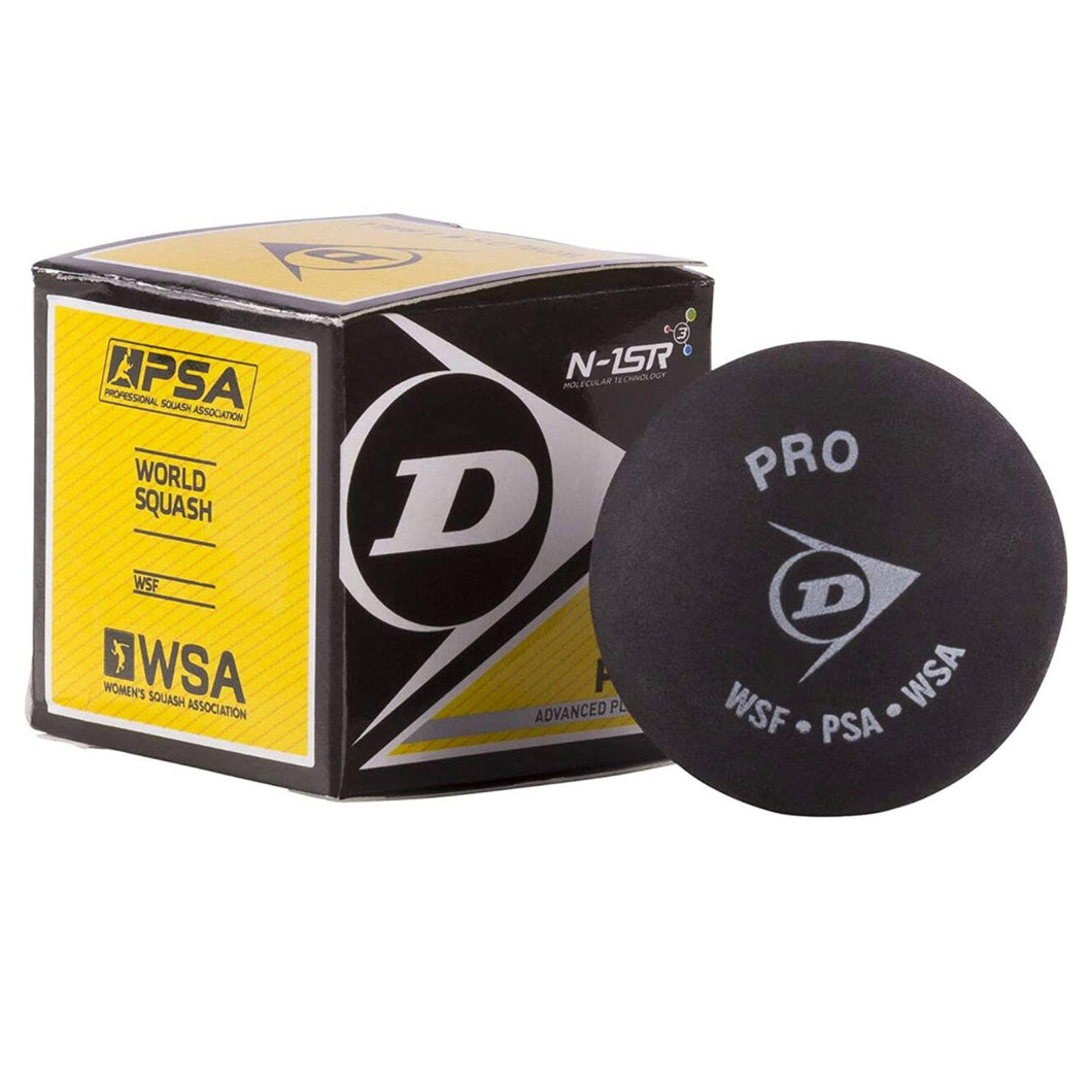 Dunlop Pro Squash Ball - Double Yellow Dot